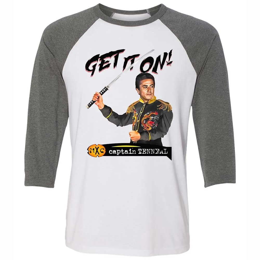 Unisex 3/4 Baseball Tee - Y5MXJTBB - White/Deep Heather - 11