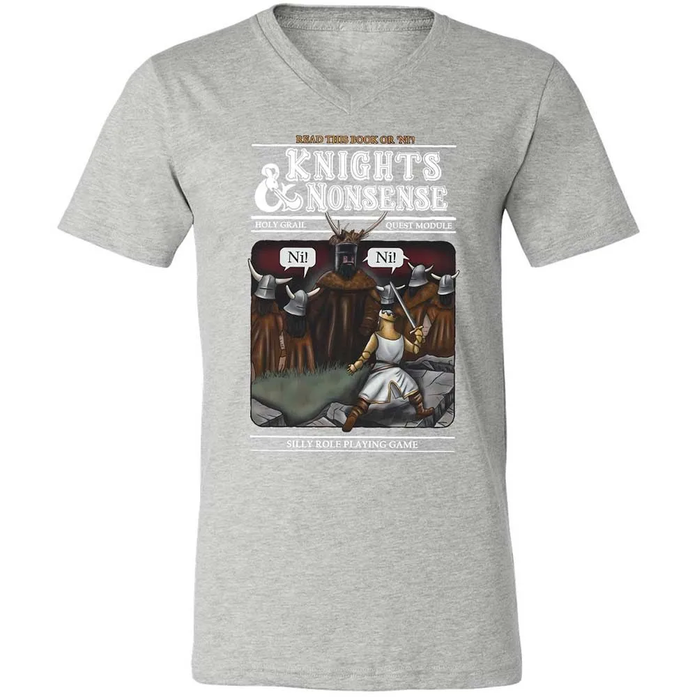 Unisex V-Neck T-Shirt - 8DRAX6KJ - Athletic Heather - 15