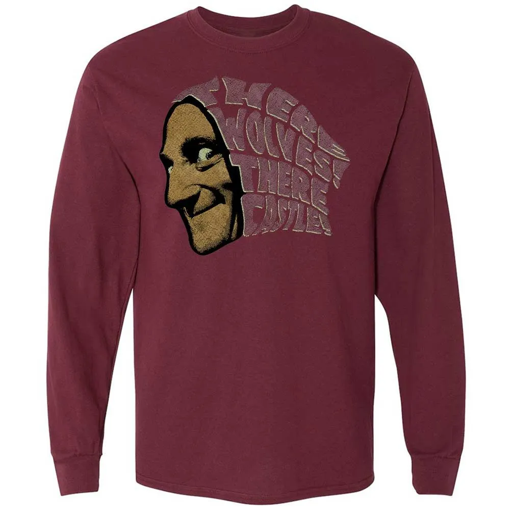 Long Sleeve T-Shirt - CD4TJQFS - Maroon - 6