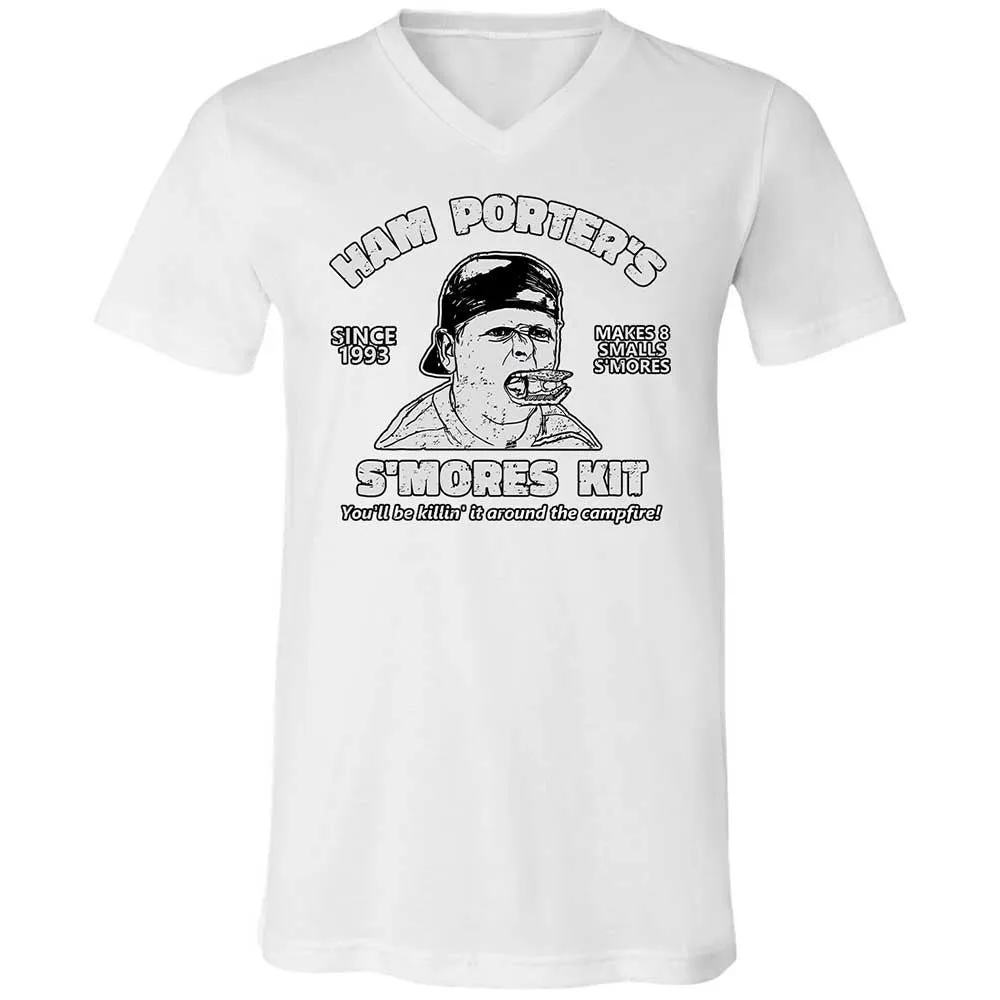 Unisex V-Neck T-Shirt - C6246HY6 - White - 16