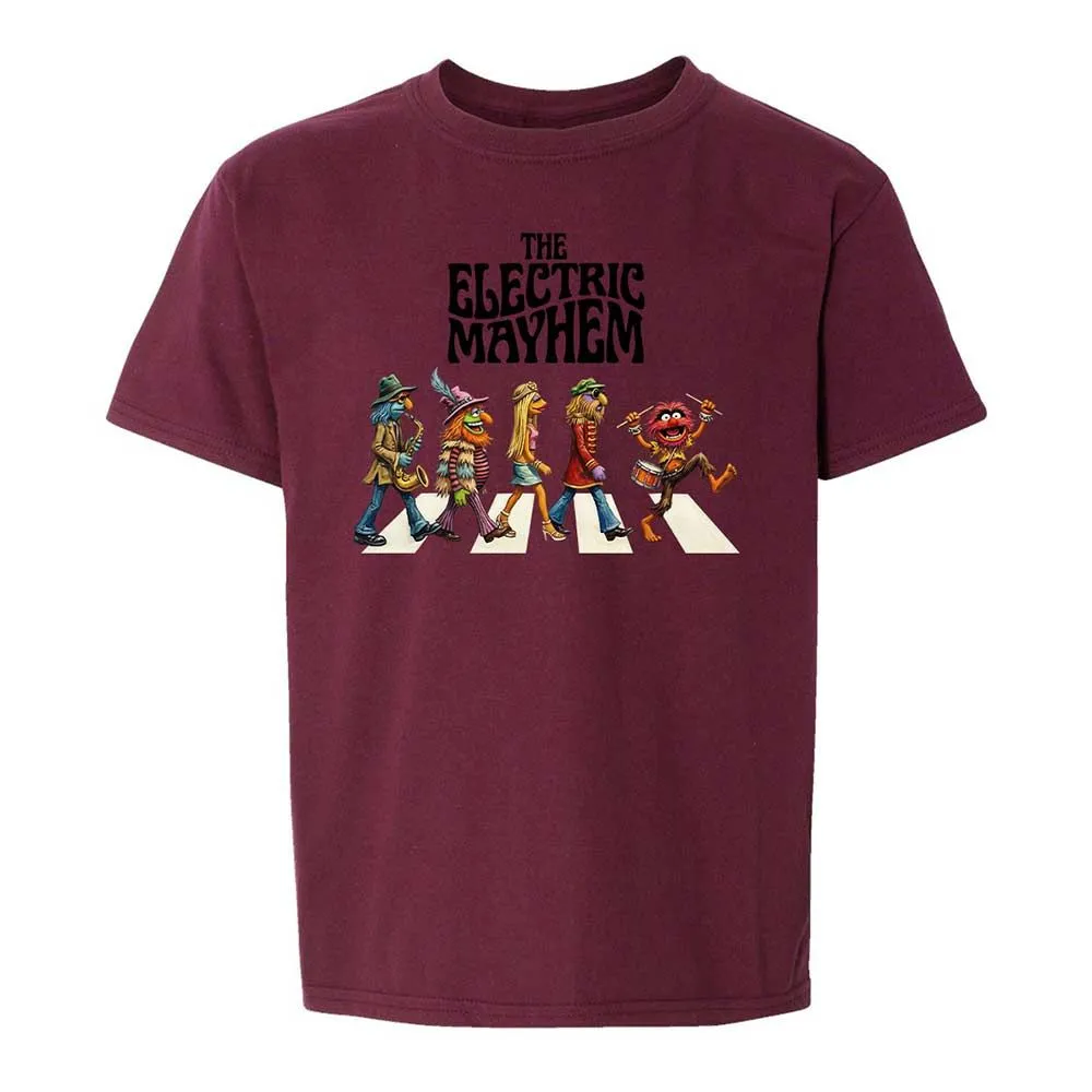 Kids T-Shirt - D4WUHY7Q - Maroon - 19