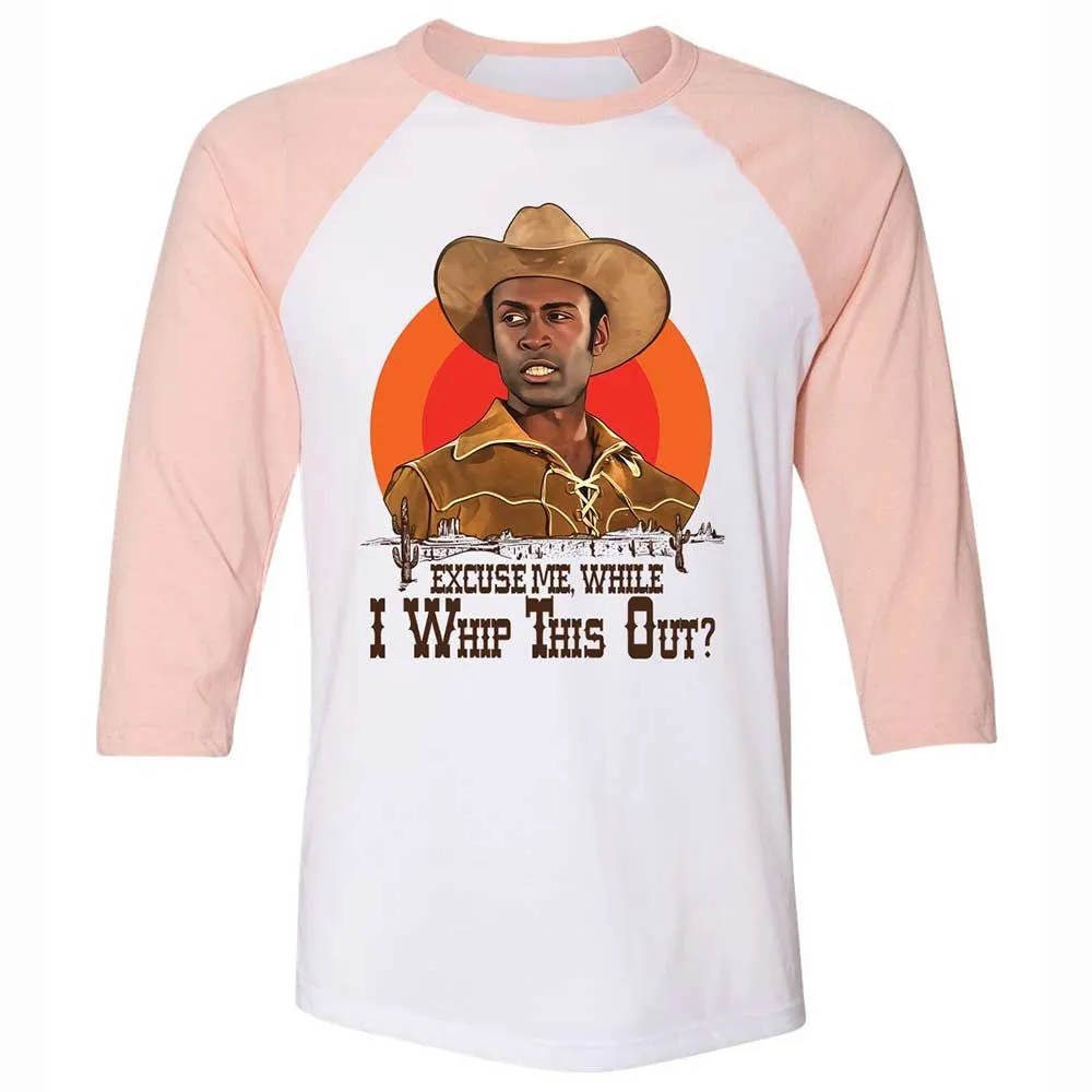 Excuse Me While I Whip This Out - White/Heather Peach - 5