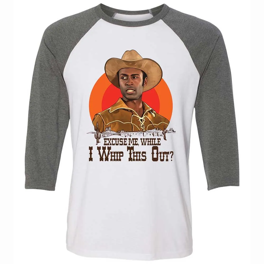 Excuse Me While I Whip This Out - White/Deep Heather - 11