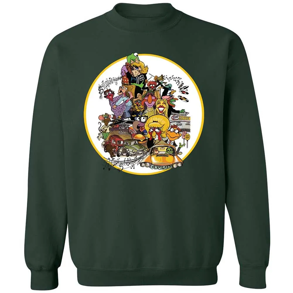 Muppet Graffiti - Forest Green - 17