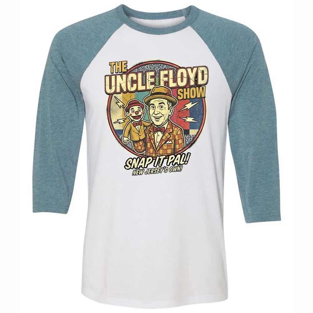Unisex 3/4 Baseball Tee - CD3NXHD5 - White/Denim - 3