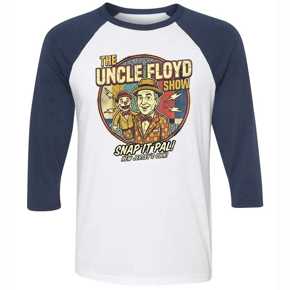 Unisex 3/4 Baseball Tee - CD3NXHD5 - White/Navy - 8
