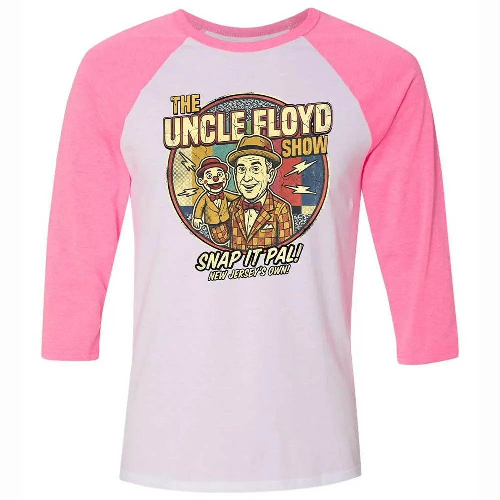 Unisex 3/4 Baseball Tee - CD3NXHD5 - White/Neon Pink - 12