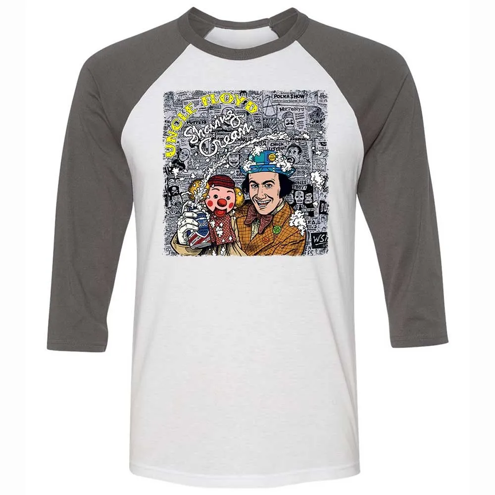 Unisex 3/4 Baseball Tee - 3HYKZ5G7 - White/Asphalt - 2