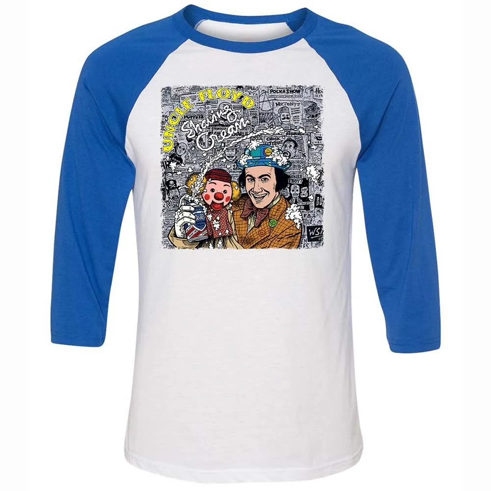 Unisex 3/4 Baseball Tee - 3HYKZ5G7 - White/True Royal - 10