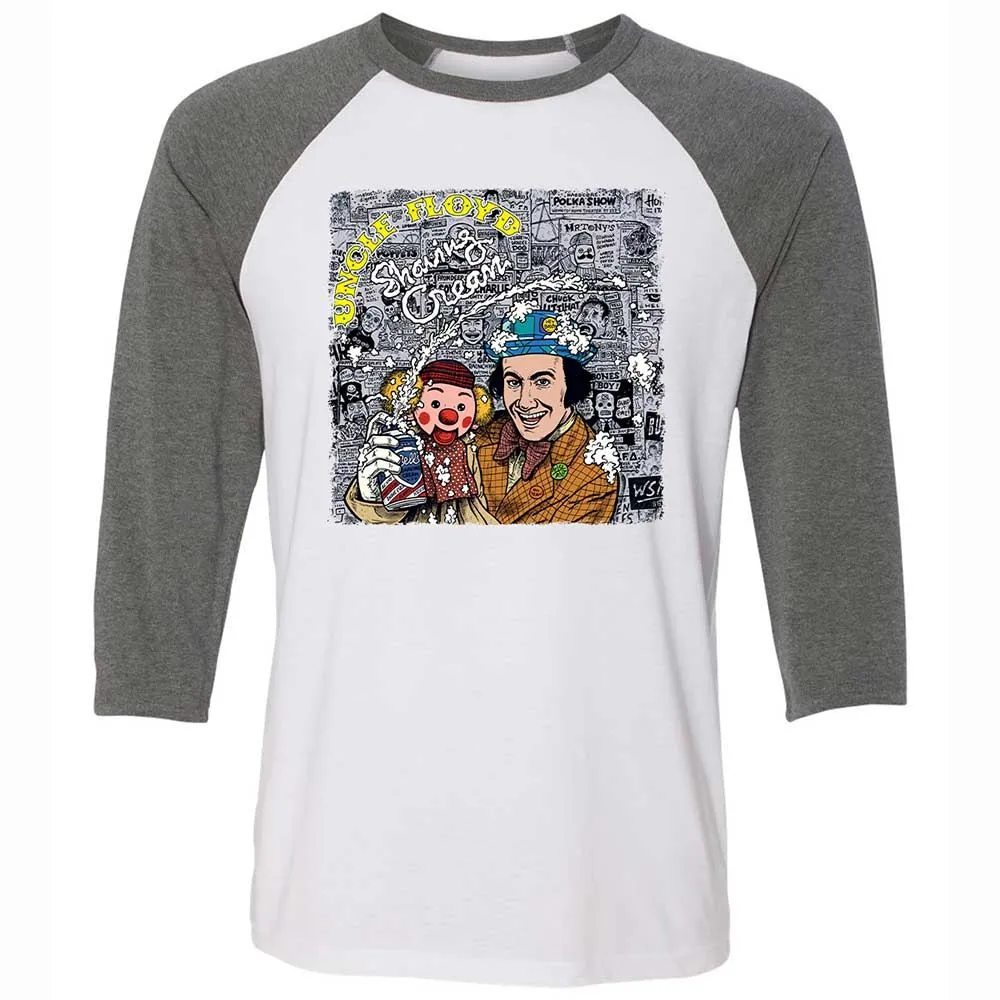 Unisex 3/4 Baseball Tee - 3HYKZ5G7 - White/Deep Heather - 11