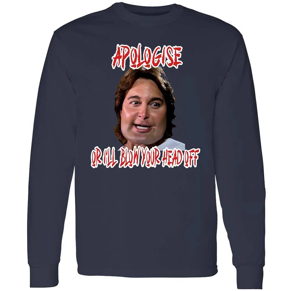 Long Sleeve T-Shirt - ZLXDWE12 - Navy - 13