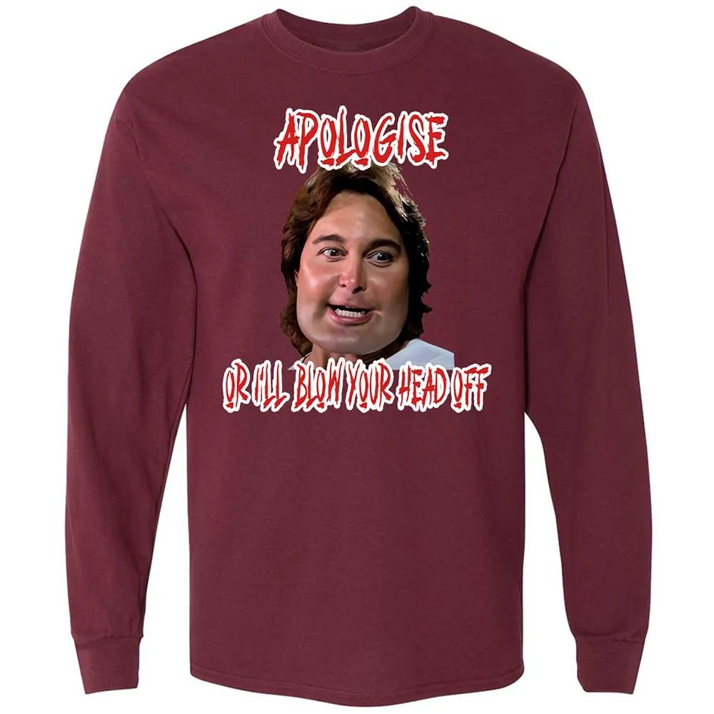 Long Sleeve T-Shirt - ZLXDWE12 - Maroon - 16
