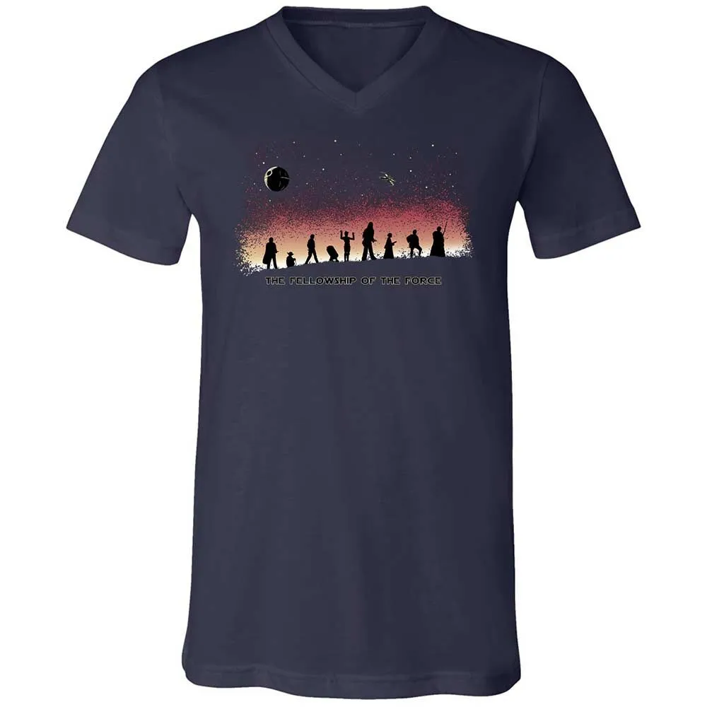 Unisex V-Neck T-Shirt - GEMM24Z9 - Navy - 2