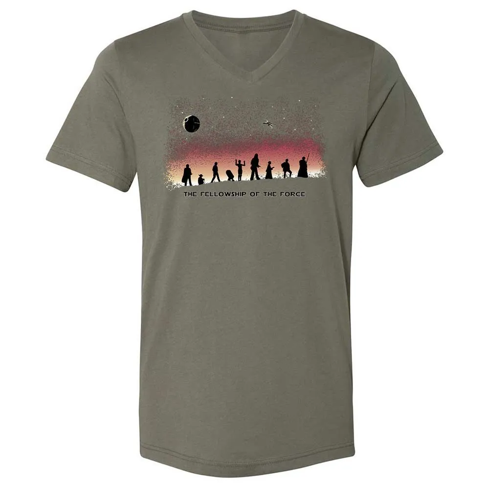 Unisex V-Neck T-Shirt - GEMM24Z9 - Military Green - 11