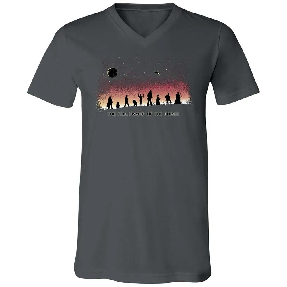Unisex V-Neck T-Shirt - GEMM24Z9 - Asphalt - 13