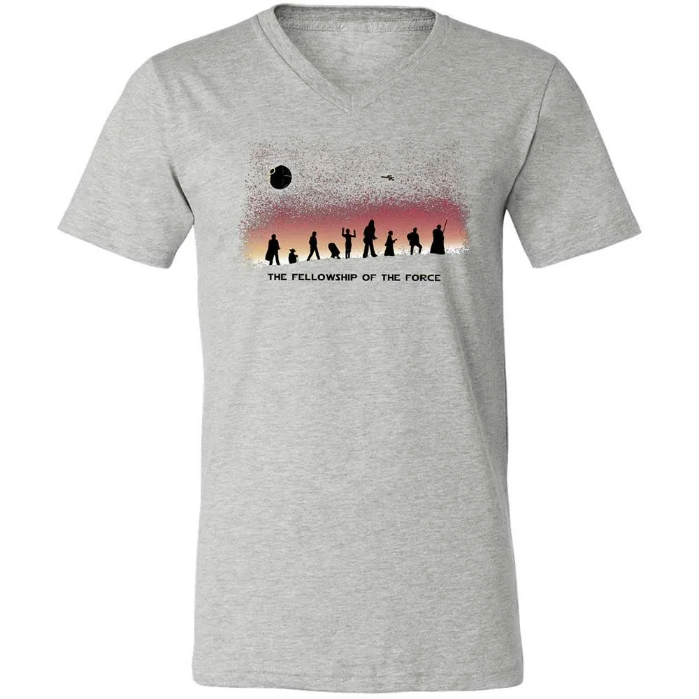 Unisex V-Neck T-Shirt - GEMM24Z9 - Athletic Heather - 15