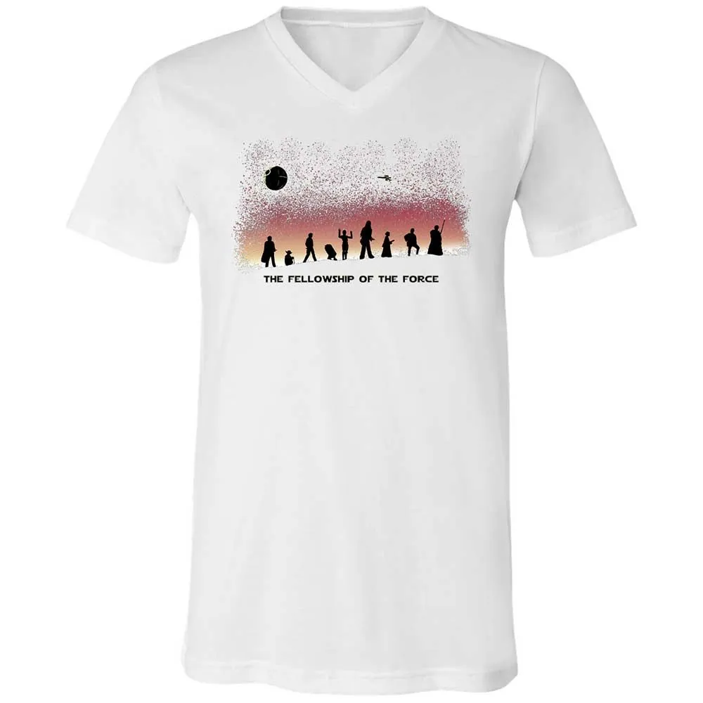 Unisex V-Neck T-Shirt - GEMM24Z9 - White - 16