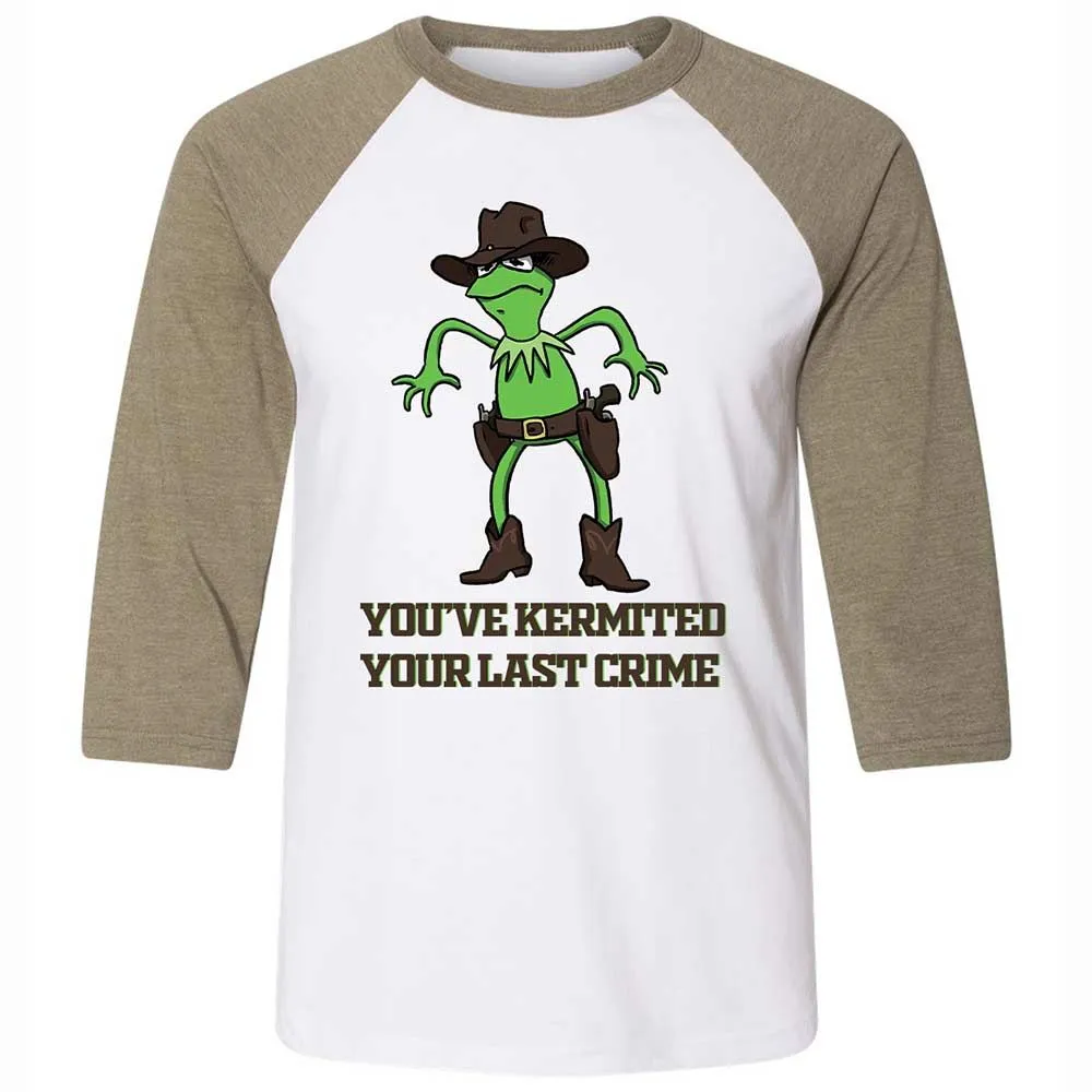 Unisex 3/4 Baseball Tee - NJEHP5GE - White/Heather Olive - 4