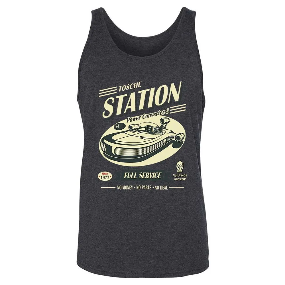 Unisex Jersey Tank - C5BRGC9D - Dark Grey Heather - 5