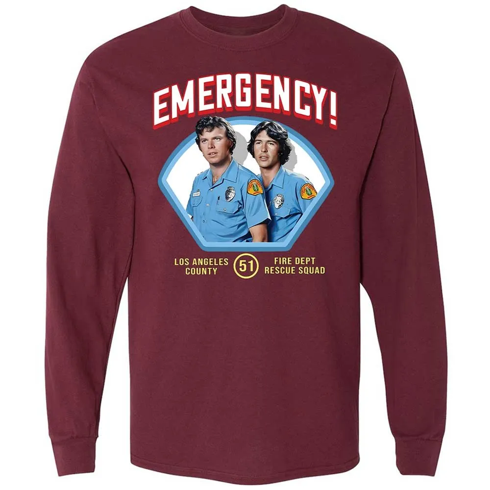 Long Sleeve T-Shirt - X9MZ3CXL - Maroon - 16