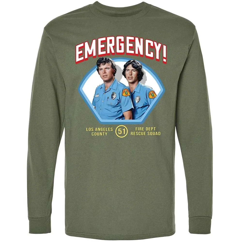 Long Sleeve T-Shirt - X9MZ3CXL - Military Green - 19