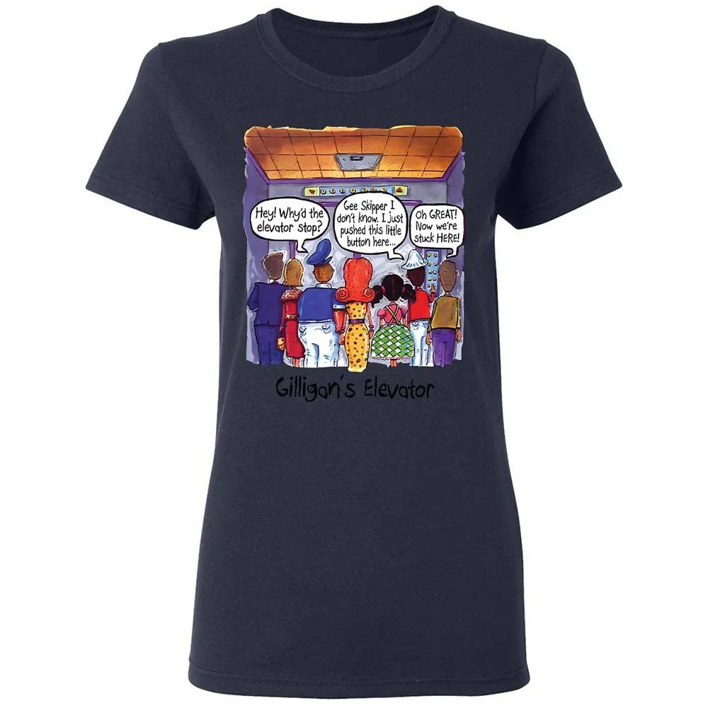 Women's T-Shirt - 4AWKR529 - Navy - 14