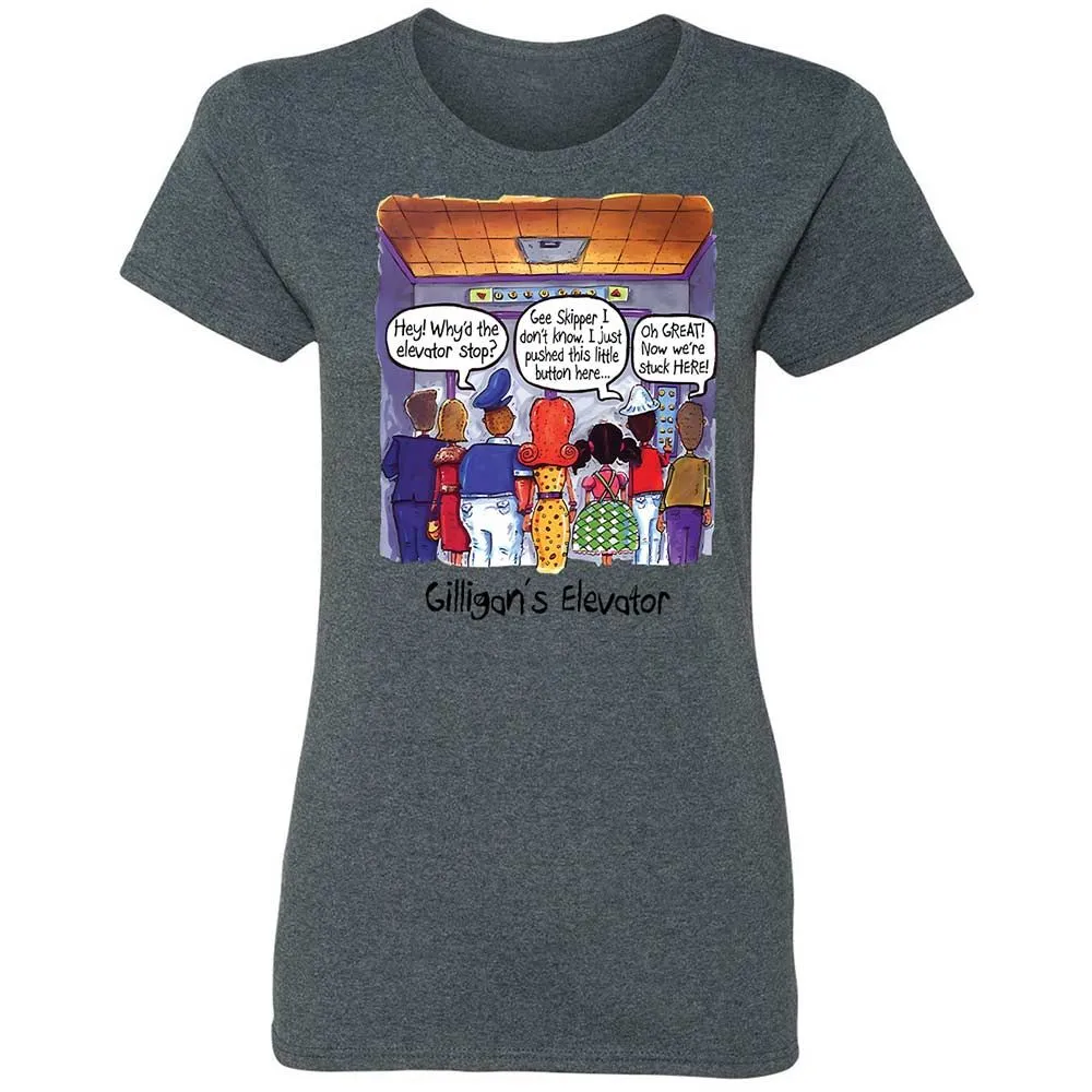 Women's T-Shirt - 4AWKR529 - Dark Heather - 16