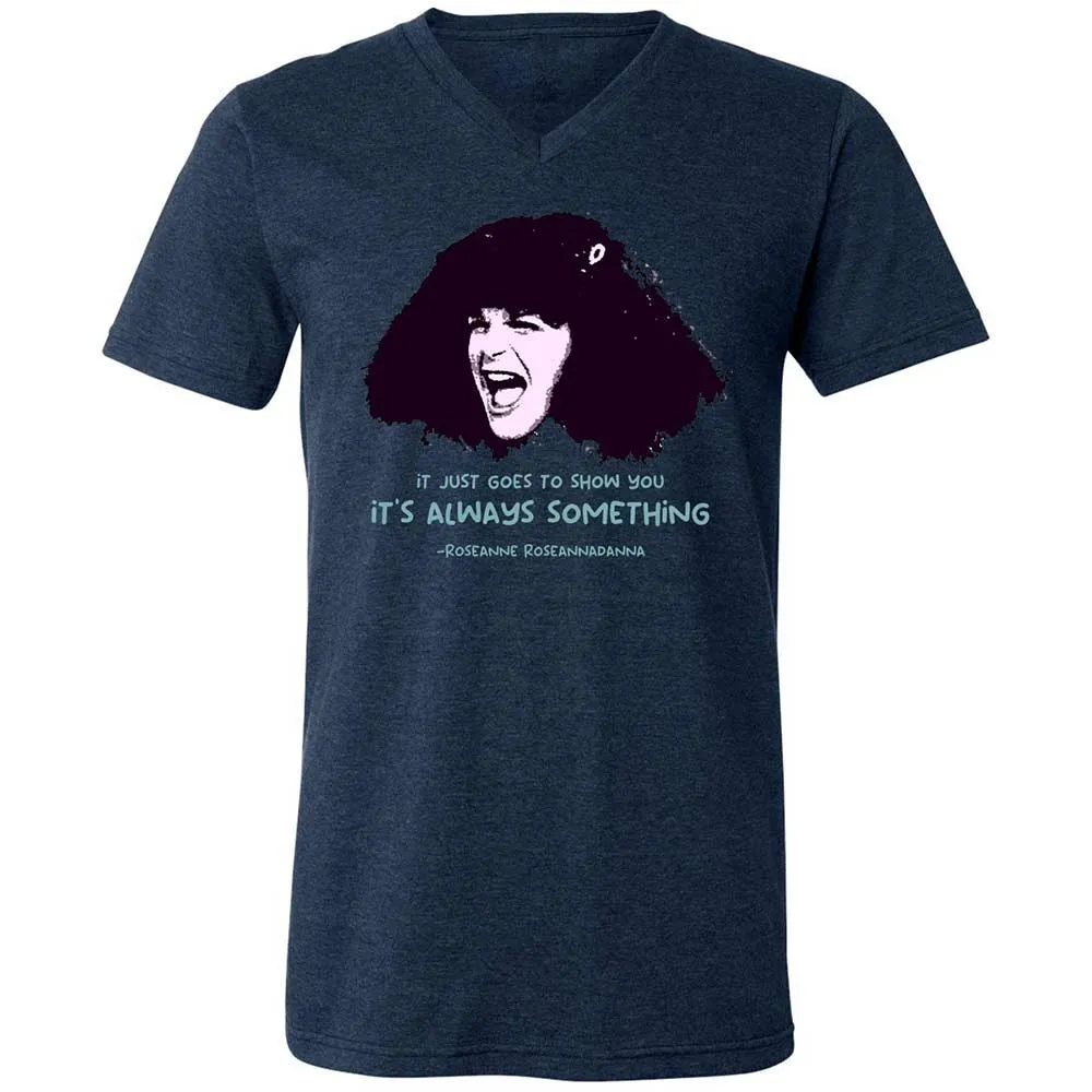 Unisex V-Neck T-Shirt - 653JM92J - Heather Navy - 13