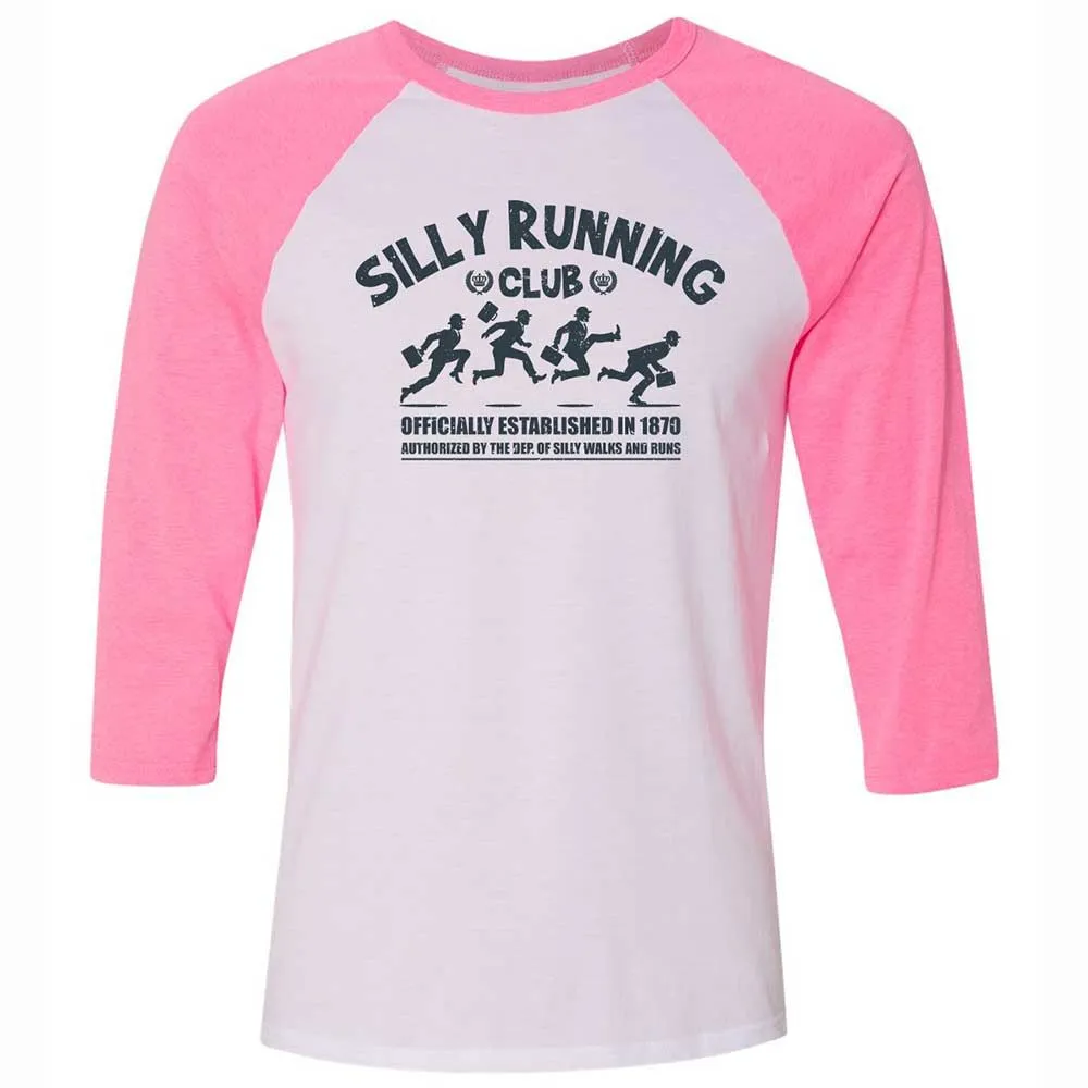 Unisex 3/4 Baseball Tee - UEPZ54AP - White/Neon Pink - 12