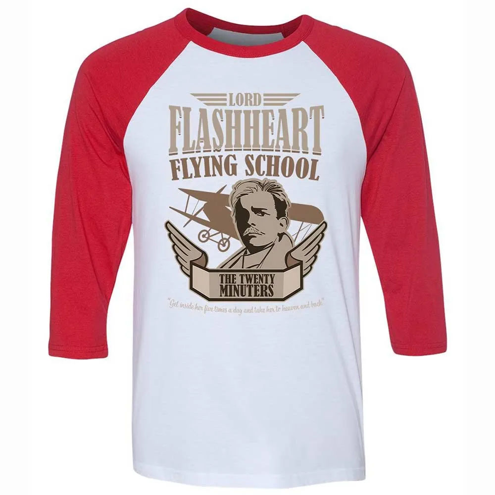 Unisex 3/4 Baseball Tee - UHJET5JP - White/Red - 9
