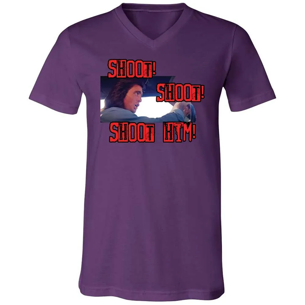 Unisex V-Neck T-Shirt - V51U6G3Y - Team Purple - 10