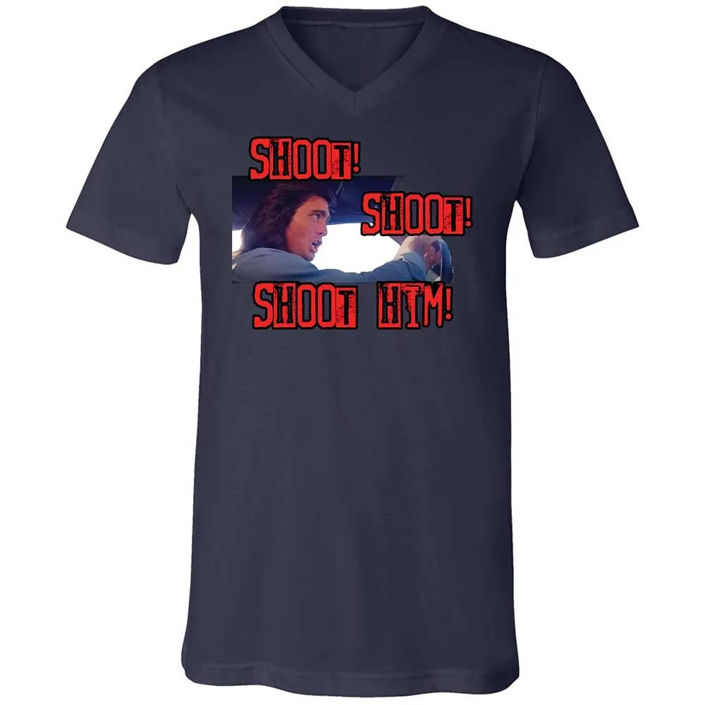 Unisex V-Neck T-Shirt - V51U6G3Y - Navy - 12