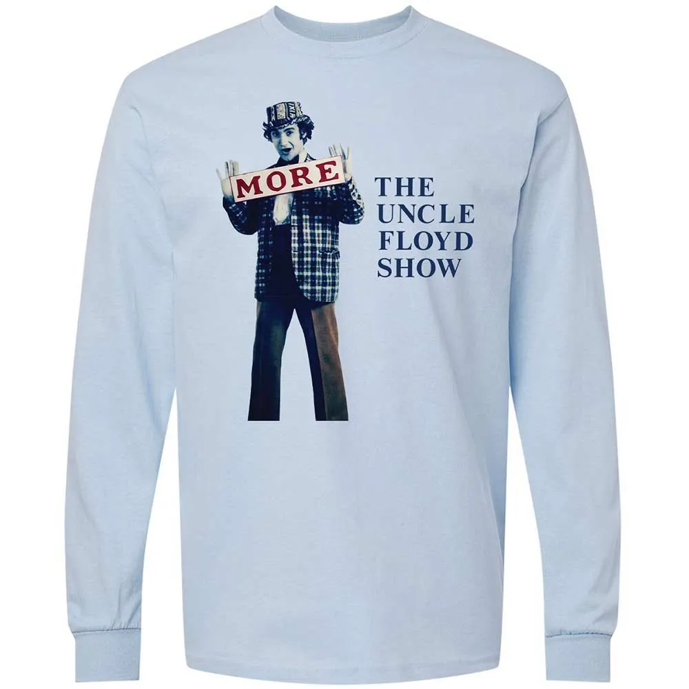 Long Sleeve T-Shirt - Y99SUHXW - Light Blue - 4