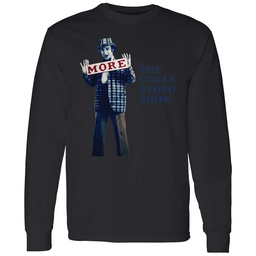 Long Sleeve T-Shirt - Y99SUHXW - Black - 12