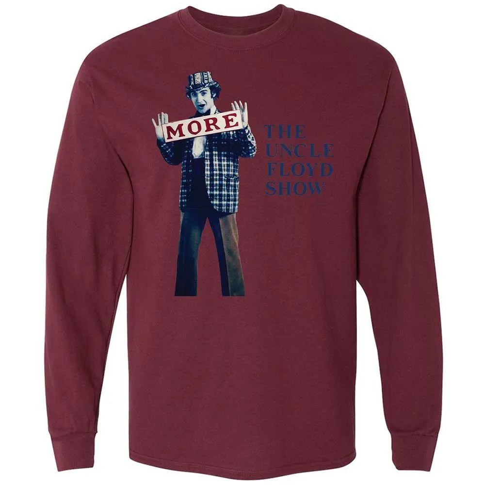 Long Sleeve T-Shirt - Y99SUHXW - Maroon - 16