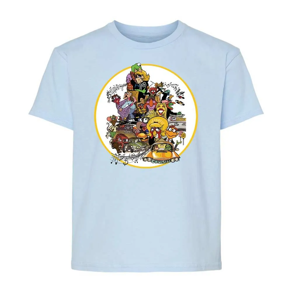 Muppet Graffiti - Light Blue - 3