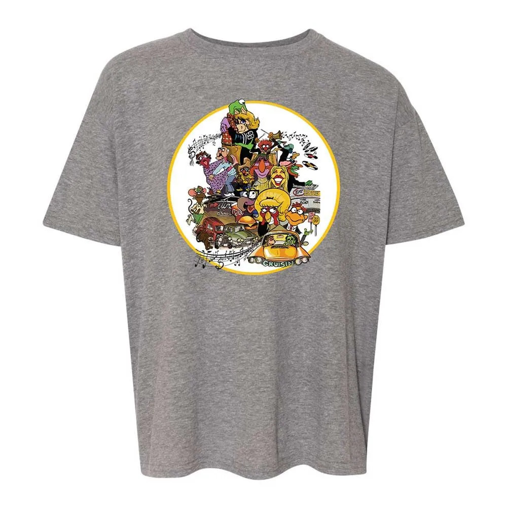 Muppet Graffiti - Graphite Heather - 18