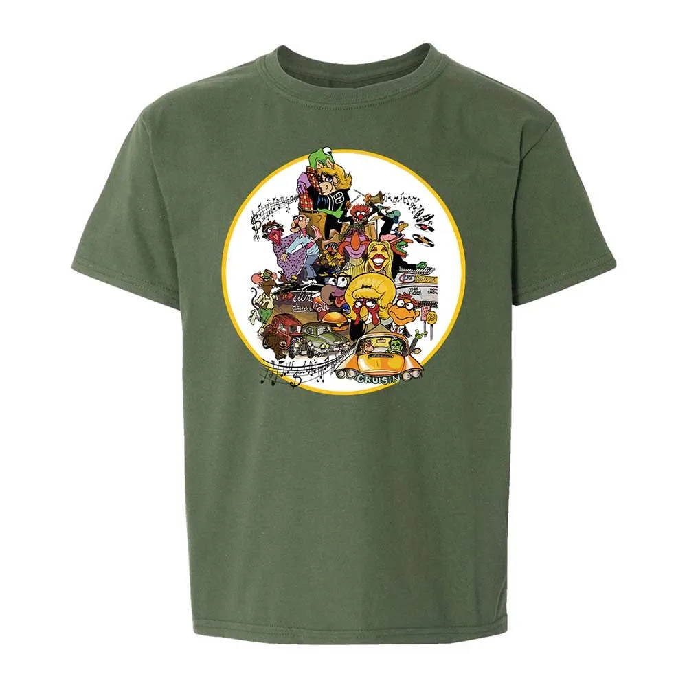 Muppet Graffiti - Military Green - 20