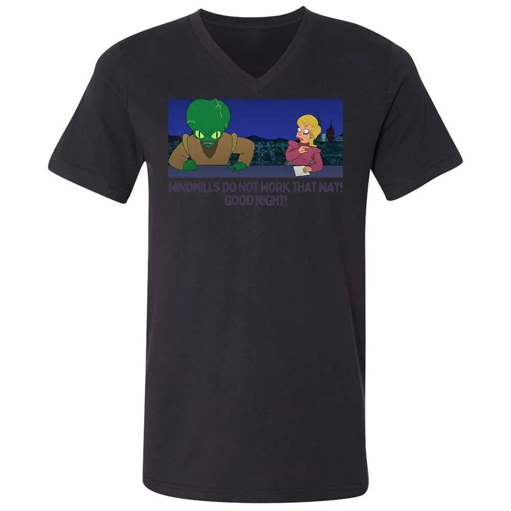 Unisex V-Neck T-Shirt - J9YV6QZ2 - Black - 11