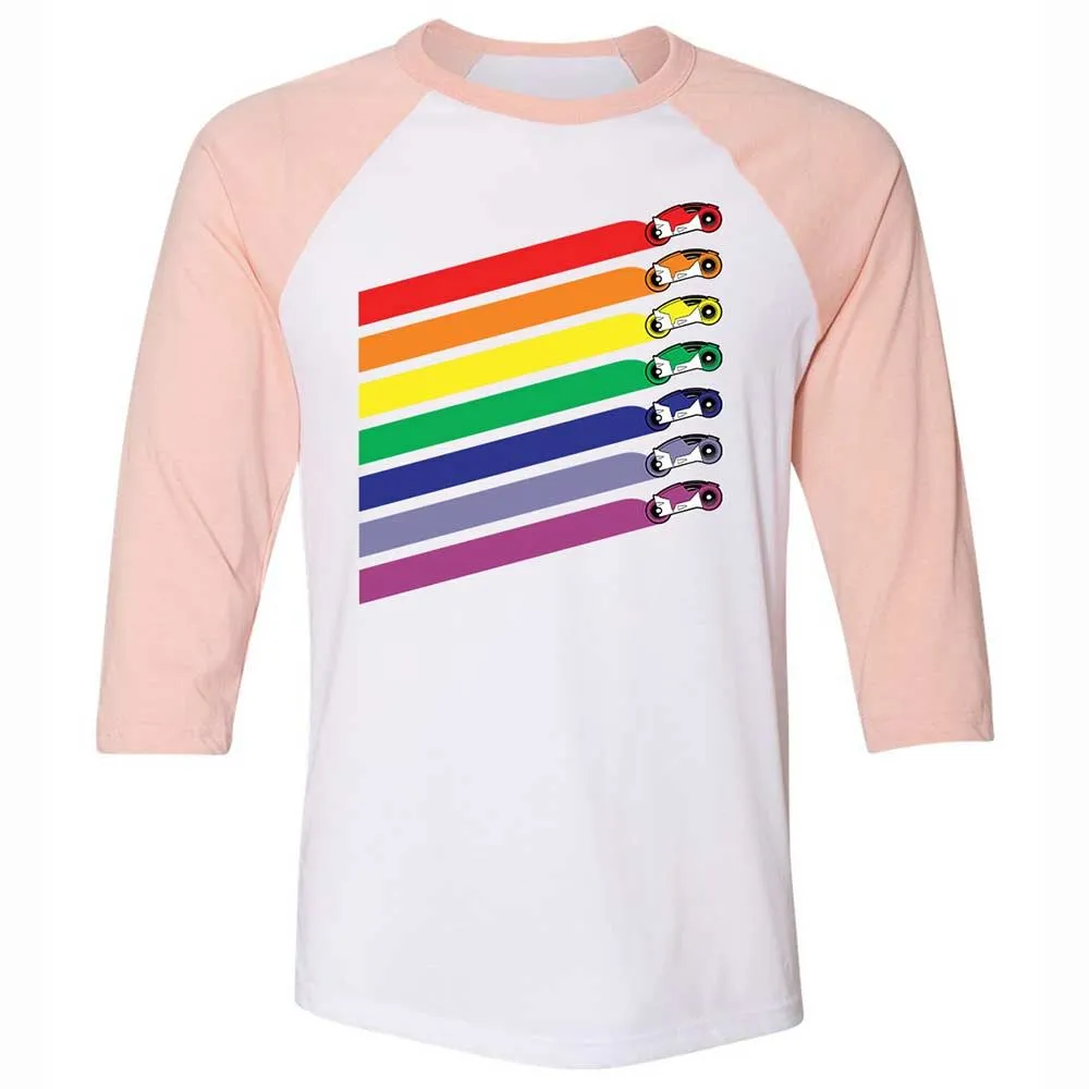 Race The Rainbow - White/Heather Peach - 5