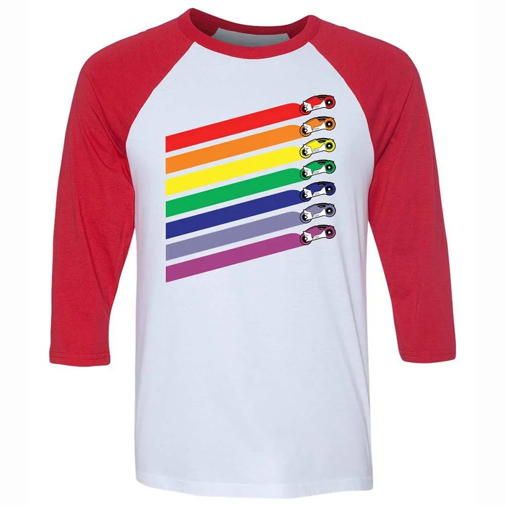 Race The Rainbow - White/Red - 9