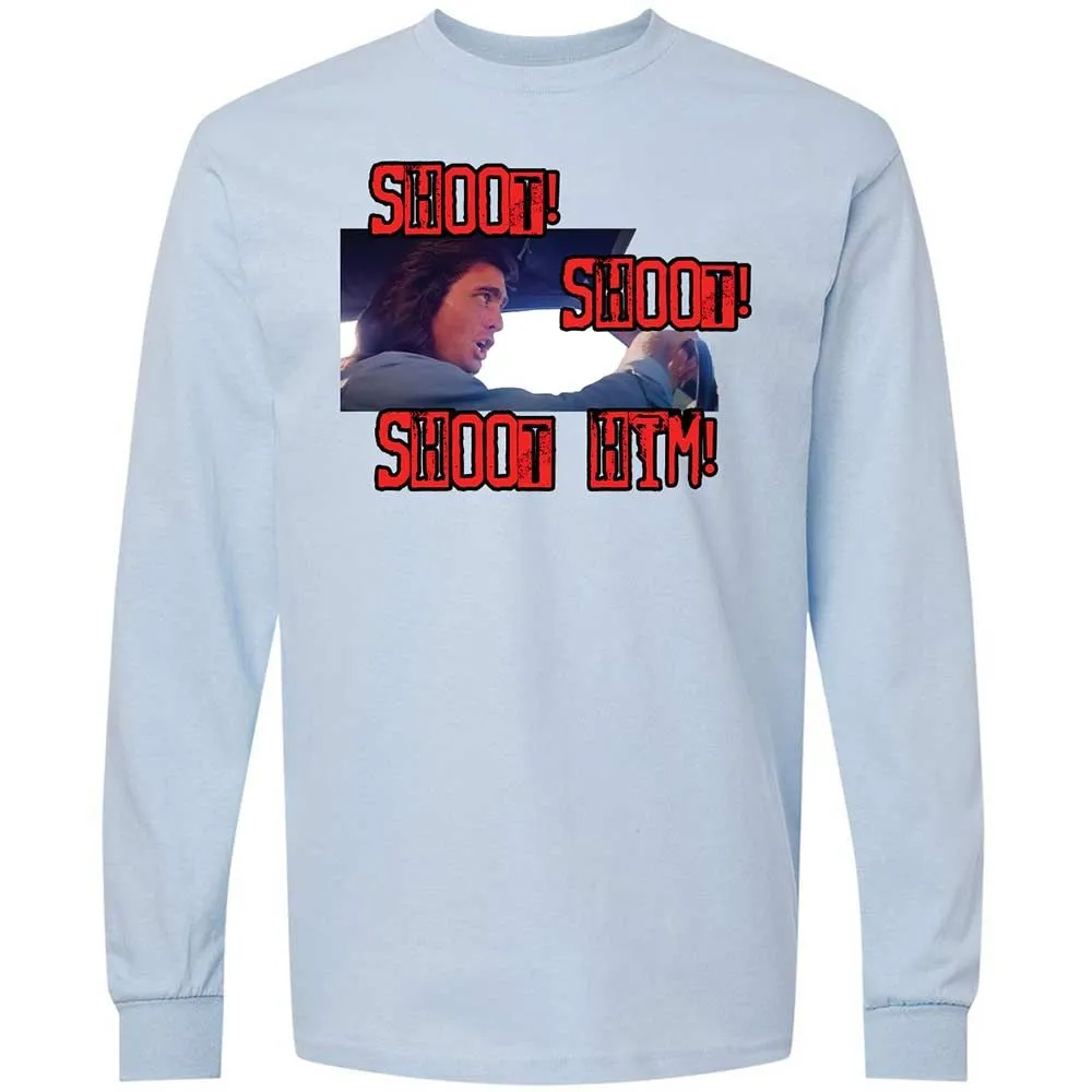 Long Sleeve T-Shirt - R9EH1UFH - Light Blue - 4