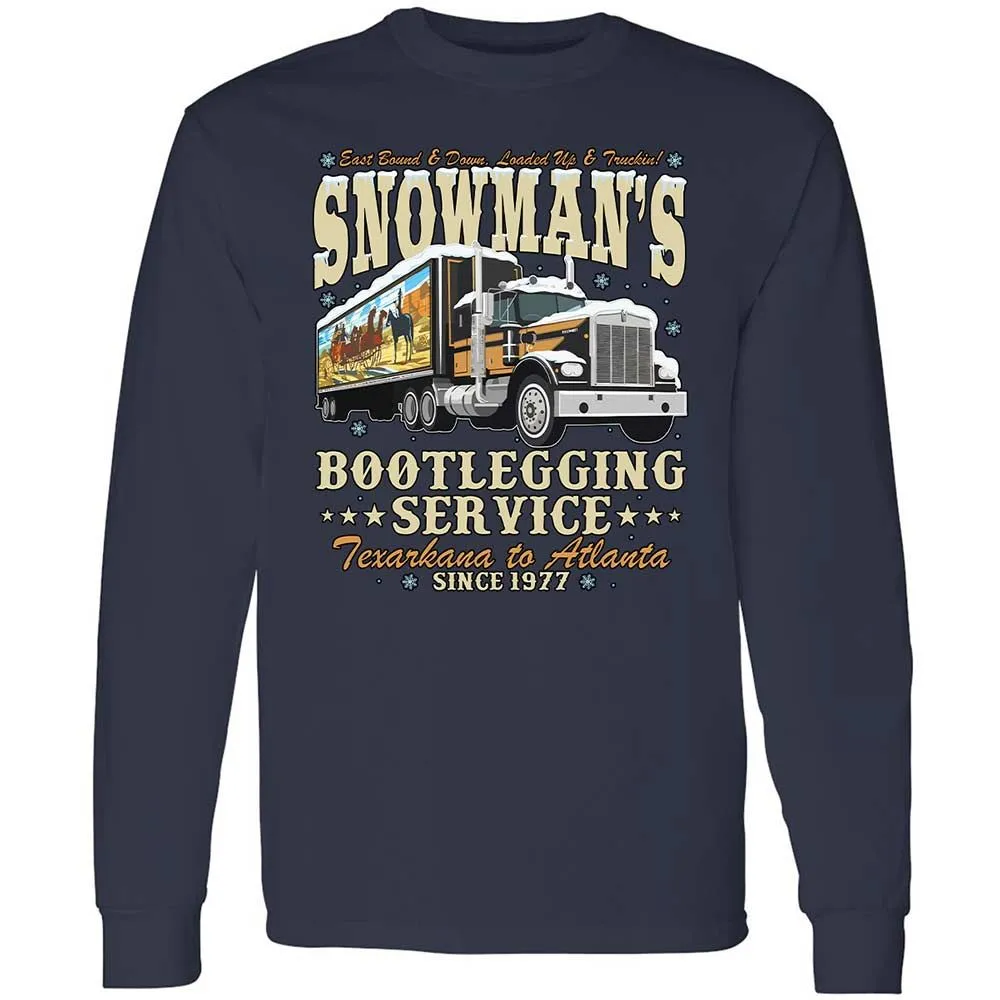 Snowman's Bootlegging Service - Navy - 2