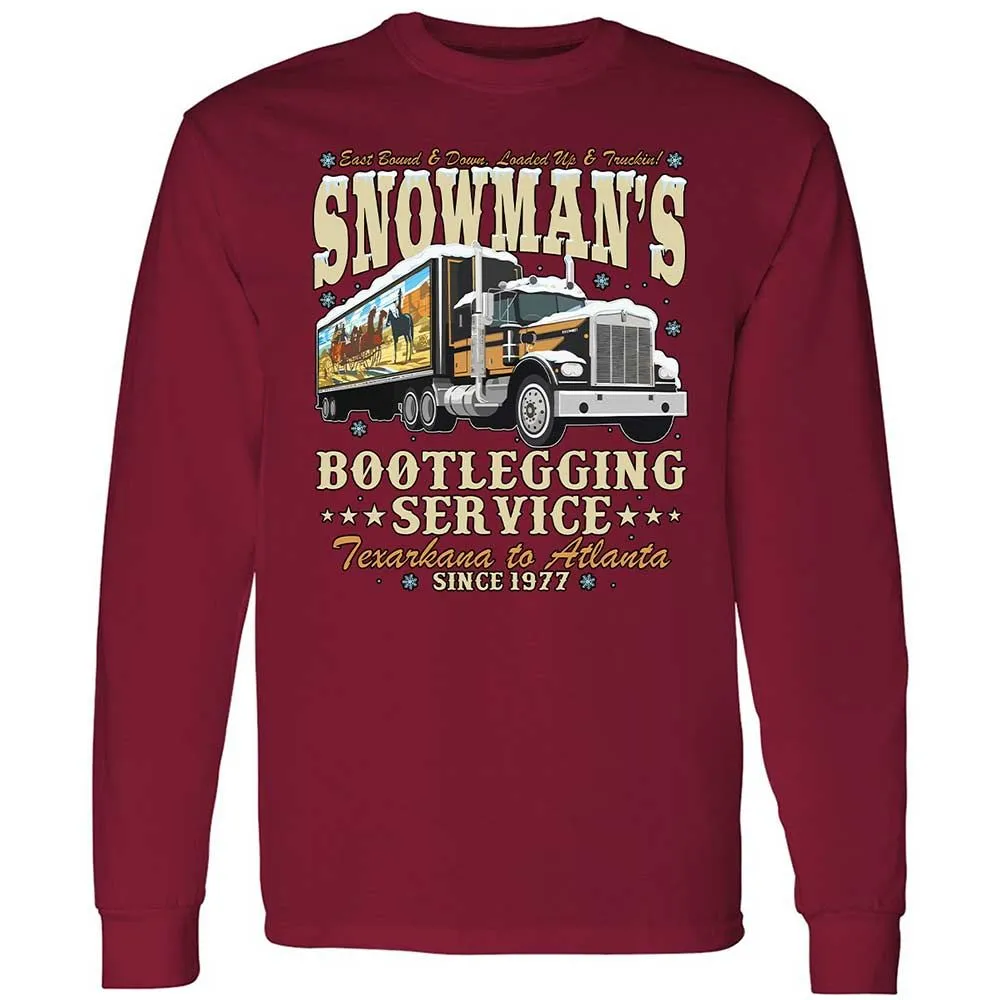 Snowman's Bootlegging Service - Cardinal Red - 7