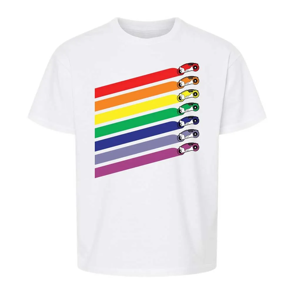 Race The Rainbow - White - 5