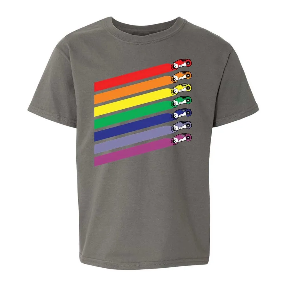 Race The Rainbow - Charcoal - 11