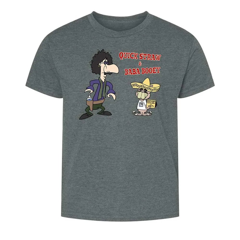 Quick Straw & Baba Booey - Dark Heather - 16