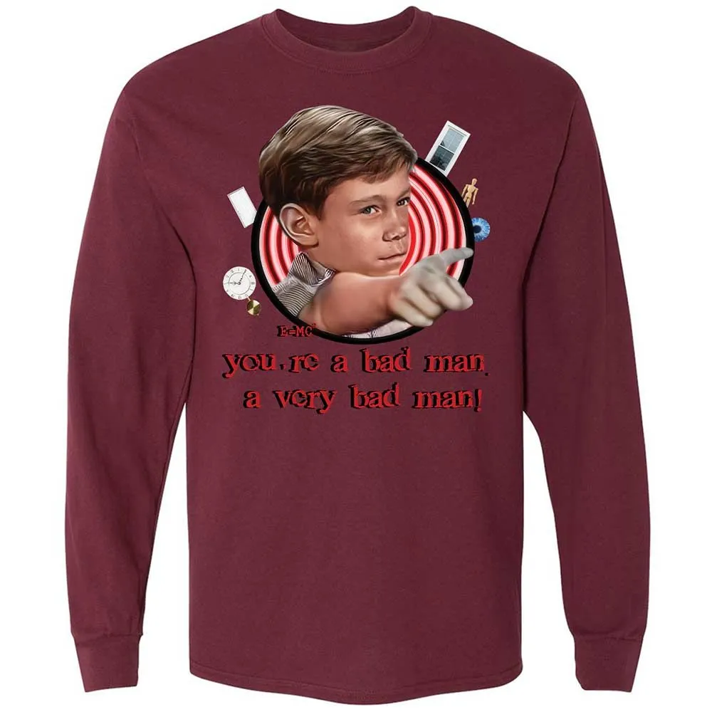 Long Sleeve T-Shirt - 5A6LWZZR - Maroon - 16