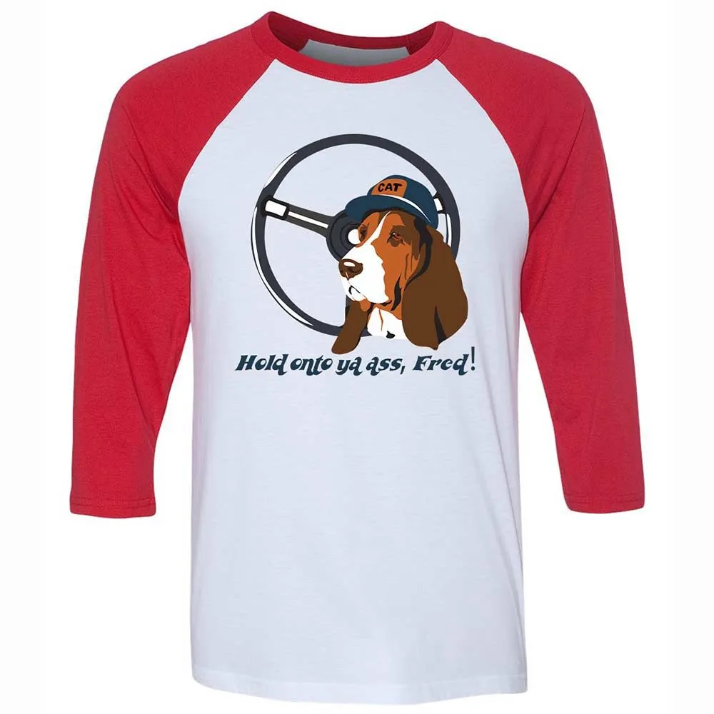 Unisex 3/4 Baseball Tee - AG6P7CGQ - White/Red - 9