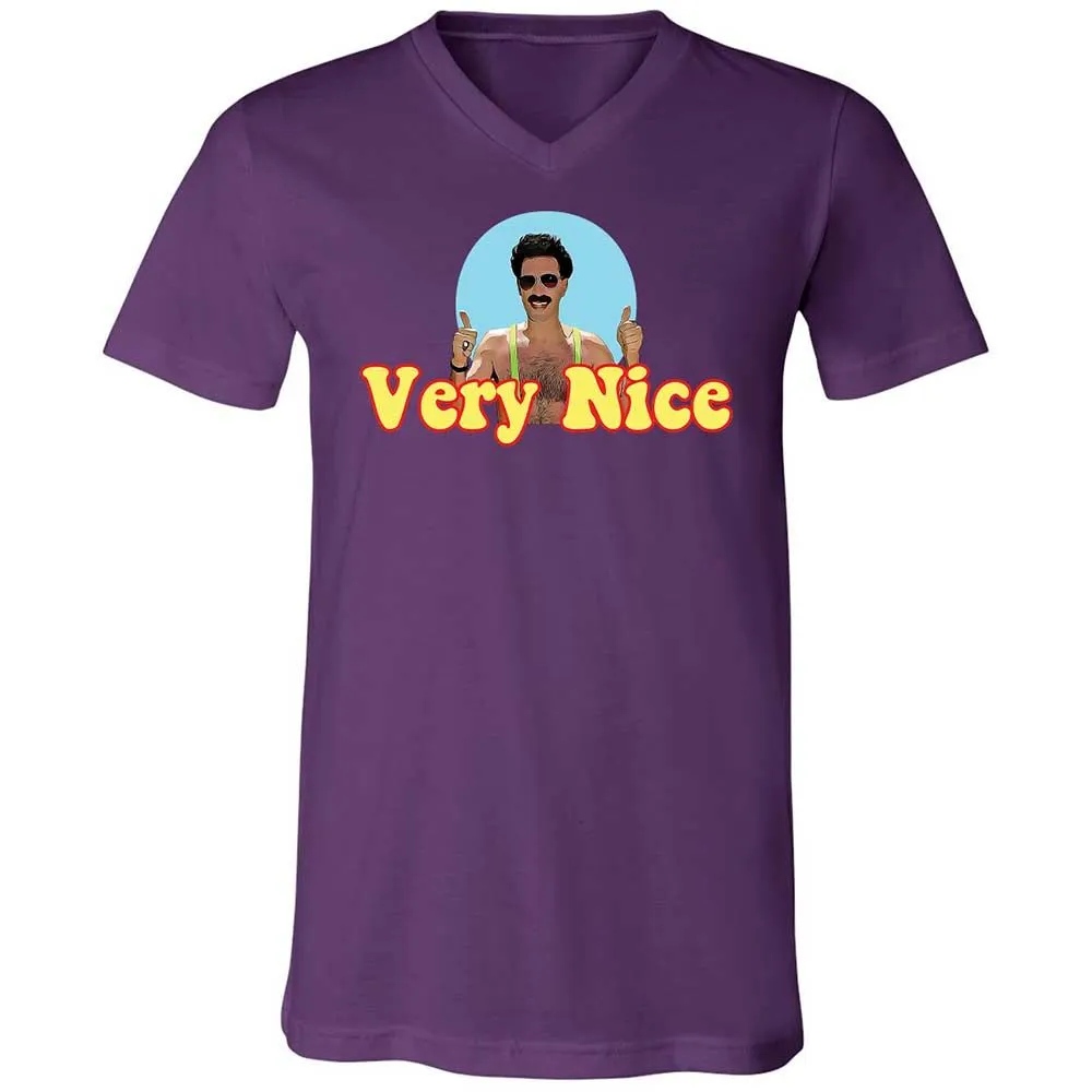 Unisex V-Neck T-Shirt - 26JEALWZ - Team Purple - 10